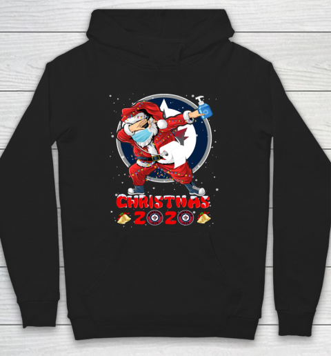 Winnipeg Jets Funny Santa Claus Dabbing Christmas 2020 NHL Hoodie