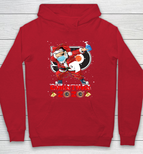Philadelphia Flyers Funny Santa Claus Dabbing Christmas 2020 NHL Hoodie 7