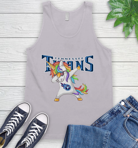 Tennessee Titans NFL Football Funny Unicorn Dabbing Sports Tank Top 4