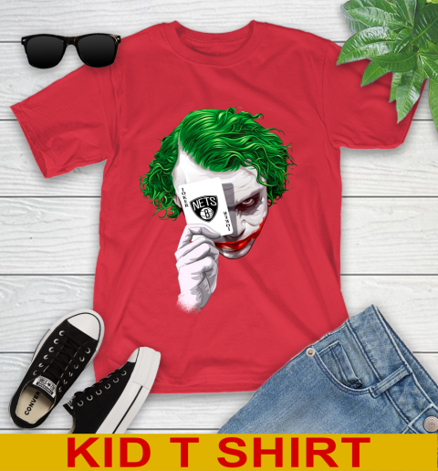 Brooklyn Nets NBA Basketball Joker Card Shirt Youth T-Shirt 11