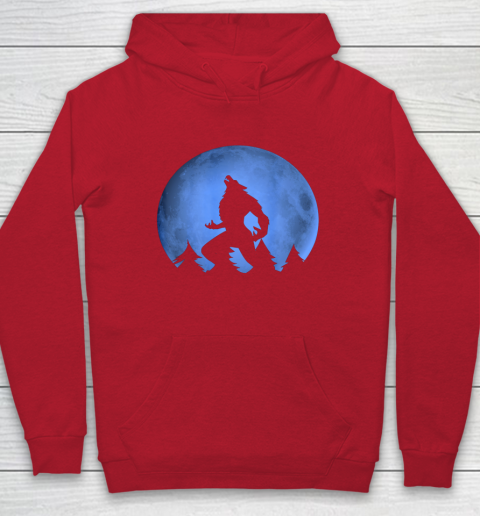 Werewolf Blue Moon wolf full moon on Halloween costume 2020 Hoodie 7