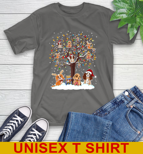 Coker spaniel dog pet lover christmas tree shirt 151