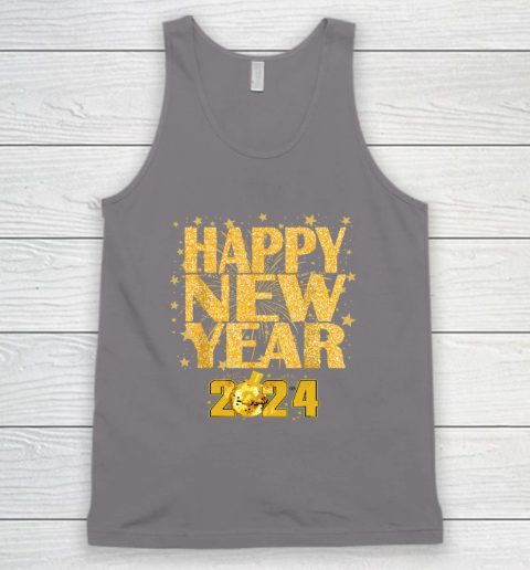 Happy New Year 2024 New Years Eve Party Countdown Fireworks Tank Top