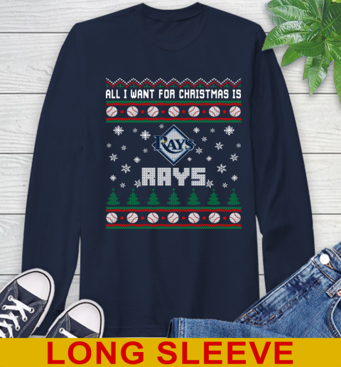 MLB All I Want For Christmas Is Tampa Bay Rays Baseball Sports 57