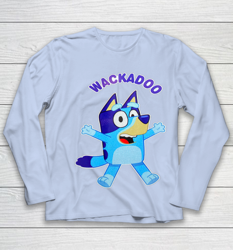 Wackadoo Blueys Love Fathers Day Gift Youth Long Sleeve 5