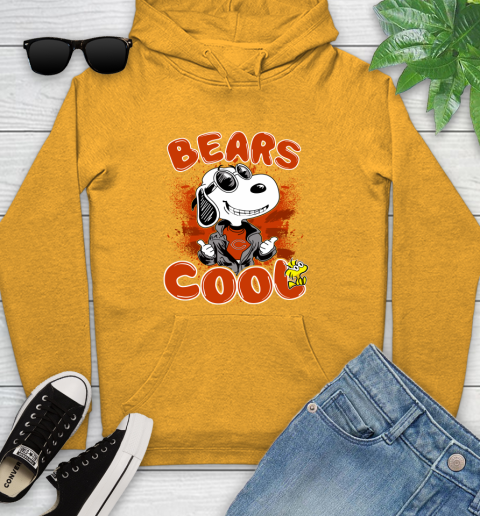 NFL Football Chicago Bears Cool Snoopy Shirt Youth Hoodie 2