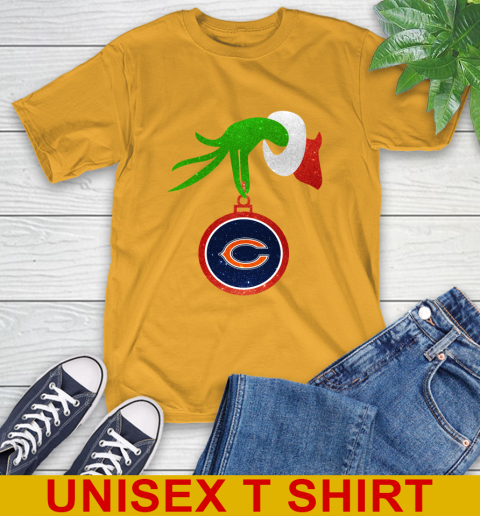 Chicago Bears Grinch Merry Christmas NFL Football T-Shirt 3