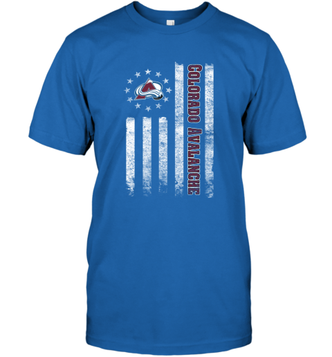 NHL American Flag Hockey Sports Colorado Avalanche T-Shirt 4