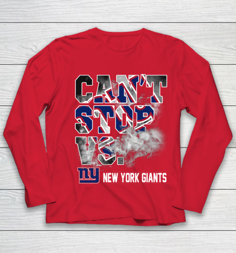 NFL New York Giants Can't Stop Vs Youth Long Sleeve 8