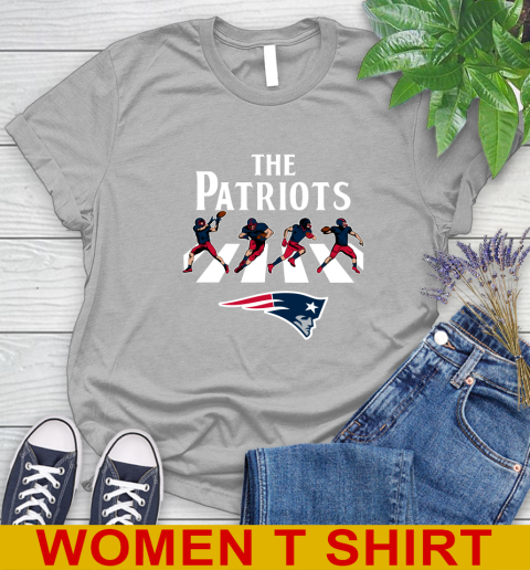 NFL Football New England Patriots The Beatles Rock Band Shirt Women's T-Shirt 5