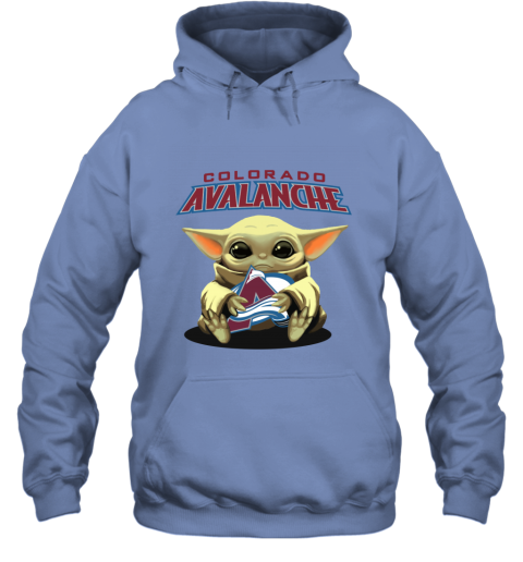 o669 baby yoda hugs the colorado avalanche hoodie 23 front carolina blue