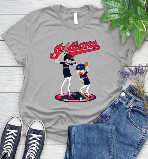 MLB Cleveland Indians Rick And Morty Baseball 95