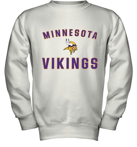 Minnesota Vikings NFL Line Gray Victory Youth Sweatshirt
