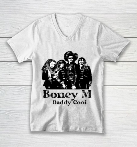 Boney M daddy Cool Rasputin Festival 1979 V-Neck T-Shirt