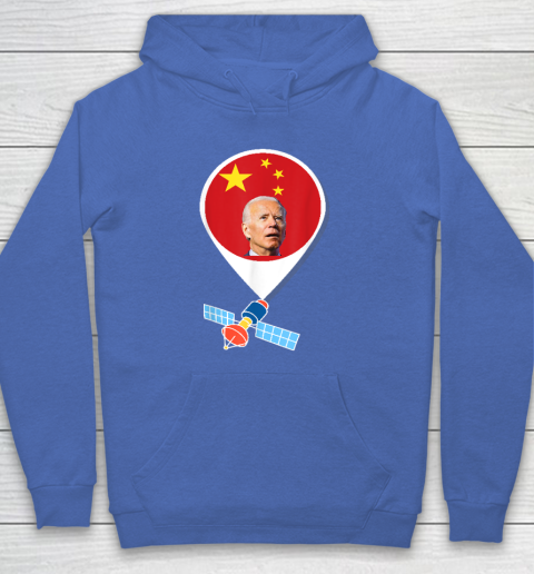 Chinese Spy Balloon Funny Surveillance Joe Biden China Flag Hoodie 5
