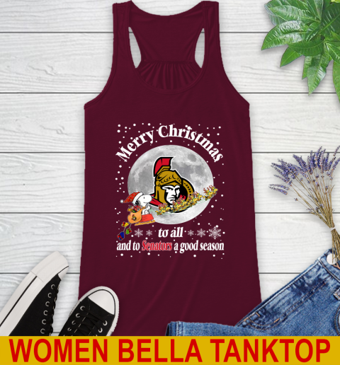 Ottawa Senators Merry Christmas To All And To Senators A Good Season NHL Hockey Sports Racerback Tank 2