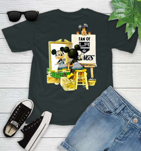 NHL Hockey Los Angeles Kings Mickey Drawing Shirt 98
