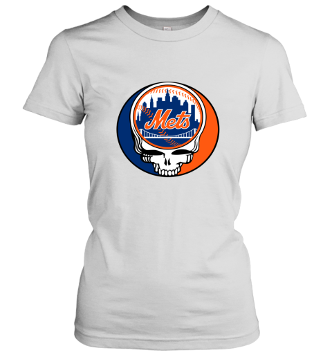 New York Mets The Grateful Dead Baseball MLB Mashup Women's T-Shirt