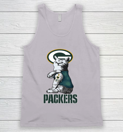 NFL Football My Cat Loves Green Bay Packers Tank Top 3