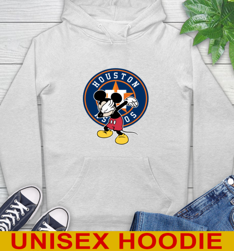 Houston Astros MLB Baseball Dabbing Mickey Disney Sports Hoodie