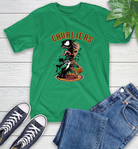 NBA Cleveland Cavaliers Basketball Venom Groot Guardians Of The Galaxy T-Shirt 7