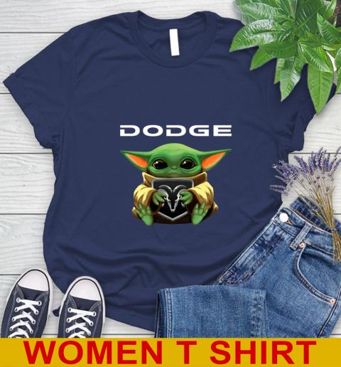 Star Wars Baby Yoda Hugs Dodge Car Shirt 96