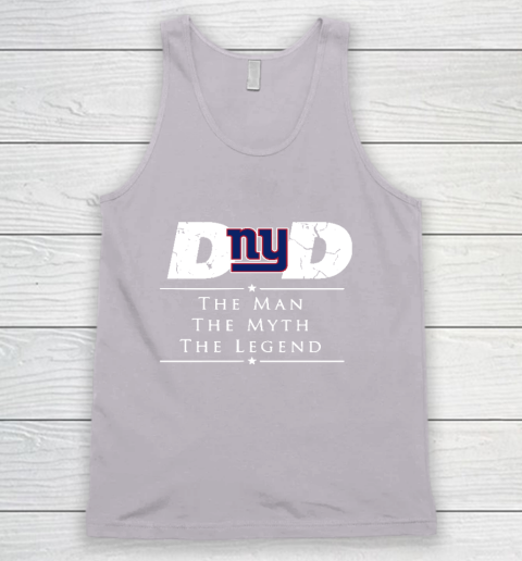 New York Giants NFL Football Dad The Man The Myth The Legend Tank Top 3