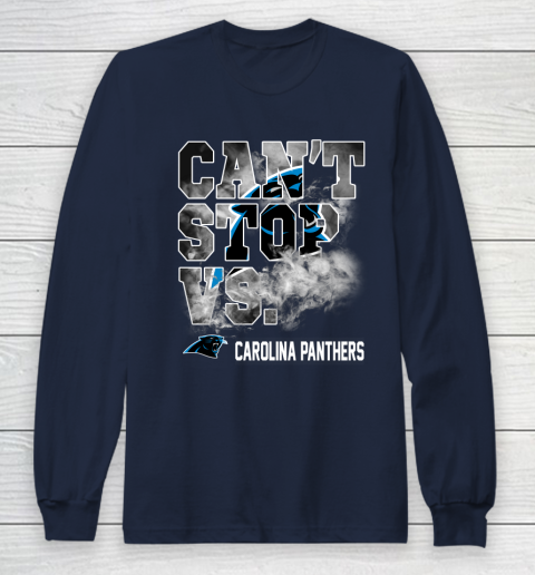 NFL Carolina Panthers Can't Stop Vs Long Sleeve T-Shirt 2
