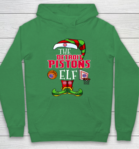 Detroit Pistons Christmas ELF Funny NBA Hoodie 5