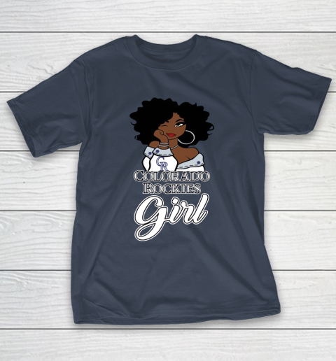 Colorado Rockiess Girl MLB T-Shirt 4
