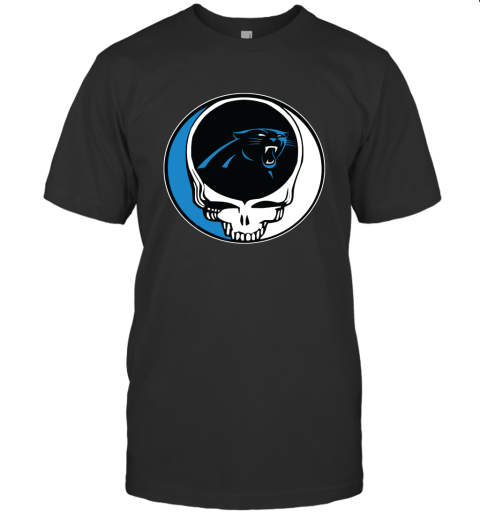 Carolina Panthers Grateful Dead Steal Your Face Football Nfl Shirts Men Cotton T-Shirt