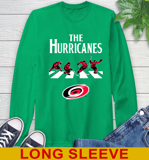 NHL Hockey Carolina Hurricanes The Beatles Rock Band Shirt Long Sleeve T-Shirt 8