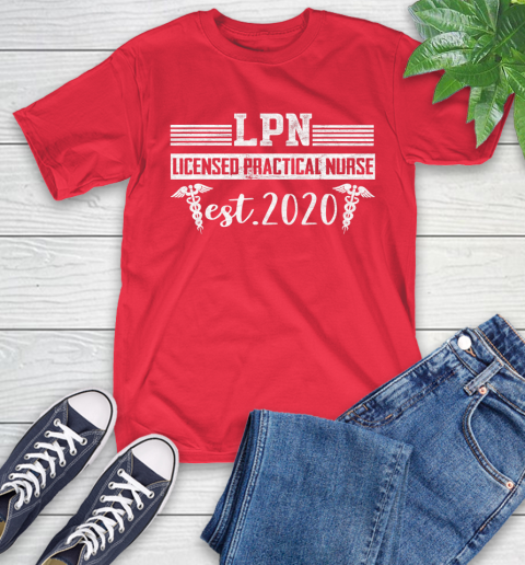 Nurse Shirt Cool Nurse 2020 LPN Licensed Practical Care Nurse Graduation T Shirt T-Shirt 12