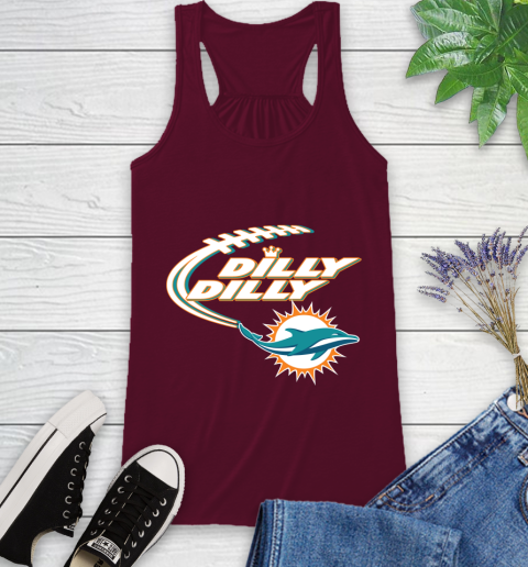 NFL Miami Dolphins Dilly Dilly Football Sports Racerback Tank 3