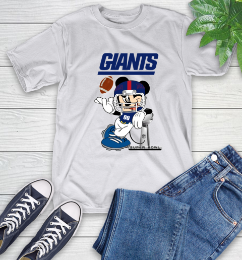 NFL newyork giants Mickey Mouse Disney Super Bowl Football T Shirt T-Shirt 12