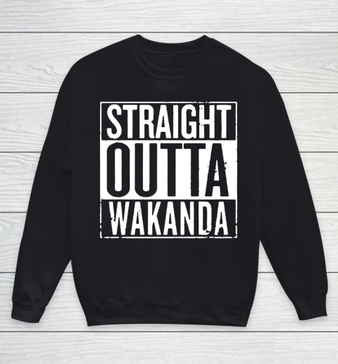 Traght Outta Wakanda Youth Sweatshirt
