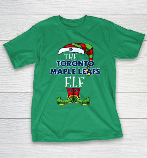 Toronto Maple Leafs Christmas ELF Funny NHL T-Shirt 5