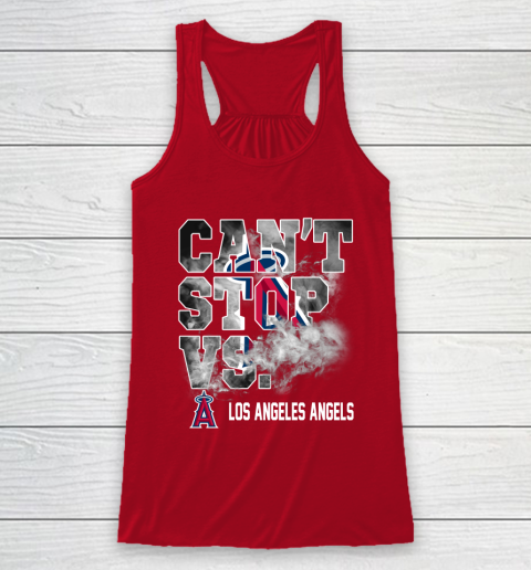 MLB Los Angeles Angels Baseball Can't Stop Vs Los Angeles Angels Racerback Tank 4