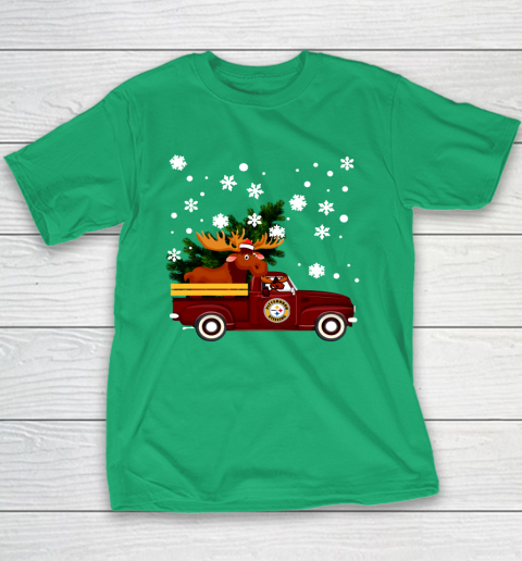 Pittsburgh Steelers Bring Christmas Home NFL Youth T-Shirt 3