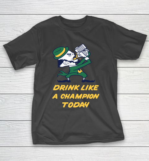 Beer Lover Funny Shirt Drink Like A Champion Today T-Shirt