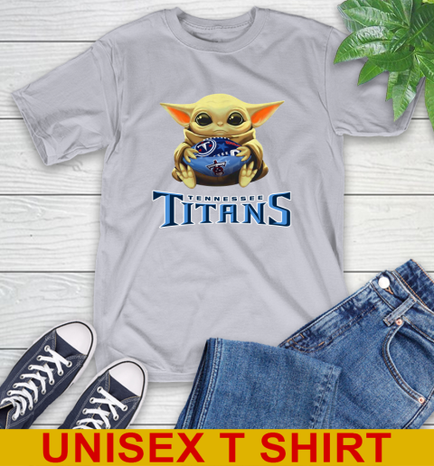 NFL Football Tennessee Titans Baby Yoda Star Wars Shirt T-Shirt 6