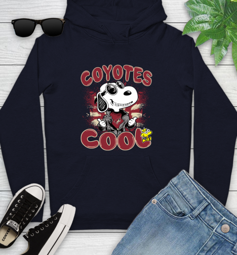 NHL Hockey Arizona Coyotes Cool Snoopy Shirt Youth Hoodie 3