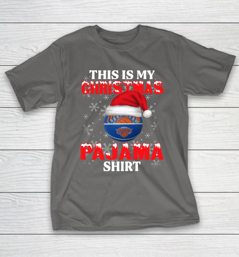 New York Knicks This Is My Christmas Pajama Shirt NBA T-Shirt 8