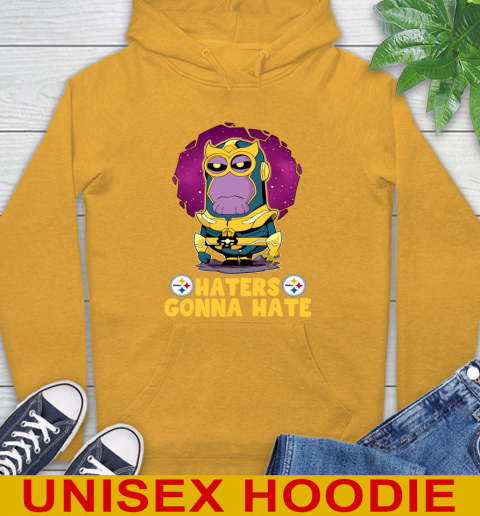 NFL Football Pittsburgh Steelers Haters Gonna Hate Thanos Minion Marvel Shirt Hoodie 3