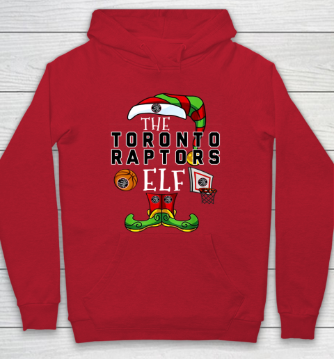 Toronto Raptors Christmas ELF Funny NBA Hoodie 7