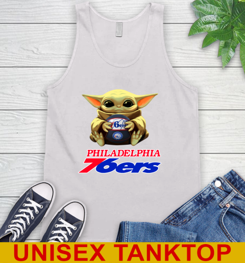 NBA Basketball Philadelphia 76ers Star Wars Baby Yoda Shirt 70