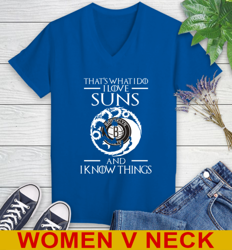 Brooklyn Nets NBA Basketball That's What I Do I Love My Team And I Know Things Game Of Thrones 81