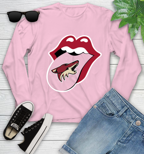 Arizona Coyotes NHL Hockey Lips I Root For My Team Adoring Fan 134