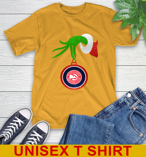 Atlanta Hawks Grinch Merry Christmas NBA Basketball T-Shirt 3