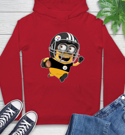 NFL Pittsburgh Steelers Minions Disney Football Sports Hoodie 10